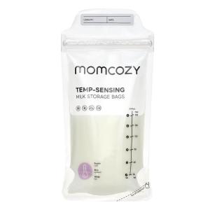 imageMomcozy Breastmilk Storing Bags TempSensing Discoloration Milk Storing Bags for Breastfeeding Disposable Milk Storage Bag with 6 Ounce Self Standing NoLeak Milk Freezer Storage Pouches 120pcs120 Count