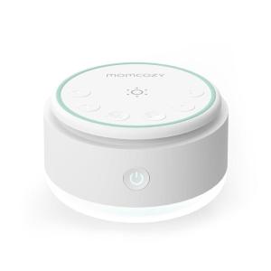 imageMomcozy Sound Machine for Baby20 Soothing Sounds ampamp Touch Warm Light Portable White Noise for Kids ampamp Adults for Sleeping Timer and Memory  Ideal Travel Companion ampamp Nursery MustHaveCold Light