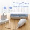 imageMomcozy Baby Nail File Electric Gentle Baby Nail Trimmer Electric Rechargeable Baby Nail Clipper Electric 7 Grinding Head Replacement PadsBlue