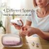 imageMomcozy Baby Nail File Electric Gentle Baby Nail Trimmer Electric Rechargeable Baby Nail Clipper Electric 7 Grinding Head Replacement PadsPink