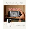 imageMomcozy Smart WiFi Baby Monitor with Camera and Audio 5quot 1080P Screen with Wall Mount Motion ampamp Cry Detection Safe Fence Clear Night Vision 5000mAh Battery 2Way Talk Photo ampamp Video RecordingBM04 with 1 Camera