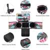 imageMomcozy Universal Stroller Organizer with Insulated Cup Holder Detachable Phone Bag ampamp Shoulder Strap Fits for Stroller like Uppababy Baby Jogger Britax BOB Umbrella and Pet StrollerMulticolor