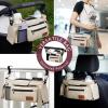 imageMomcozy Universal Stroller Organizer with Insulated Cup Holder Detachable Phone Bag ampamp Shoulder Strap Fits for Stroller like Uppababy Baby Jogger Britax BOB Umbrella and Pet StrollerKhaki