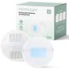 imageMomcozy Bamboo Fiber Disposable Nursing Pads 100 Natural Materials and 100 Biodegradable Breast Pads Breastfeeding Essentials for Moms 80 CountBlue Core Organic Bamboo