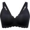 imageMomcozy Nursing Bras for Breastfeeding Seamless Pregnancy Maternity Bra Wireless Classic Jelly Strip Support Nursing BraBlack