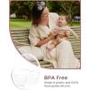 imageMomcozy Breast Pump Hands Free Mobile Style  M6 Wearable Breastfeeding Pump Ideal Rhythm for More Milk DoubleFit Flange More Fit ampamp Discreet with 3 Modes ampamp 9 Levels 24mm  2 Pack Cozy RedTransparent
