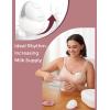 imageMomcozy Breast Pump Hands Free Mobile Style  M6 Wearable Breastfeeding Pump Ideal Rhythm for More Milk DoubleFit Flange More Fit ampamp Discreet with 3 Modes ampamp 9 Levels 24mm  2 Pack Cozy RedQuill Gray