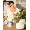 imageMomcozy Breast Pump Hands Free Mobile Style  M6 Wearable Breastfeeding Pump Ideal Rhythm for More Milk DoubleFit Flange More Fit ampamp Discreet with 3 Modes ampamp 9 Levels 24mm  2 Pack Cozy RedQuill Gray