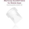 imageMomcozy Breast Pump Hands Free Mobile Style  M6 Wearable Breastfeeding Pump Ideal Rhythm for More Milk DoubleFit Flange More Fit ampamp Discreet with 3 Modes ampamp 9 Levels 24mm  2 Pack Cozy RedTransparent