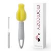 imageMomcozy M5 HandsFree Wearable Breast Pump DoubleSealed Flange for BabyLike Comfort 3 Modes ampamp 9 Suction Levels Portable Electric Pump  24mm 2Pack Quill GrayYellow