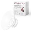 imageMomcozy M5 HandsFree Wearable Breast Pump DoubleSealed Flange for BabyLike Comfort 3 Modes ampamp 9 Suction Levels Portable Electric Pump  24mm 2Pack Quill GrayTransparent