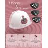 imageMomcozy M5 HandsFree Wearable Breast Pump DoubleSealed Flange for BabyLike Comfort 3 Modes ampamp 9 Suction Levels Portable Electric Pump  24mm 2Pack Quill GrayCozy Red