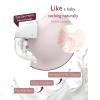 imageMomcozy M5 HandsFree Wearable Breast Pump DoubleSealed Flange for BabyLike Comfort 3 Modes ampamp 9 Suction Levels Portable Electric Pump  24mm 2Pack Quill GrayCozy Red
