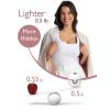 imageMomcozy M5 HandsFree Wearable Breast Pump DoubleSealed Flange for BabyLike Comfort 3 Modes ampamp 9 Suction Levels Portable Electric Pump  24mm 2Pack Quill GrayCozy Red