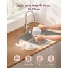 imageMomcozy M5 HandsFree Wearable Breast Pump DoubleSealed Flange for BabyLike Comfort 3 Modes ampamp 9 Suction Levels Portable Electric Pump  24mm 2Pack Quill GrayCozy Red