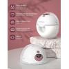 imageMomcozy M5 HandsFree Wearable Breast Pump DoubleSealed Flange for BabyLike Comfort 3 Modes ampamp 9 Suction Levels Portable Electric Pump  24mm 2Pack Quill GrayCozy Red