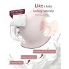 imageMomcozy M5 HandsFree Wearable Breast Pump DoubleSealed Flange for BabyLike Comfort 3 Modes ampamp 9 Suction Levels Portable Electric Pump  24mm 2Pack Quill GrayCozy Red