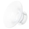 imageMomcozy M5 HandsFree Wearable Breast Pump DoubleSealed Flange for BabyLike Comfort 3 Modes ampamp 9 Suction Levels Portable Electric Pump  24mm 2Pack Quill GrayTransparent