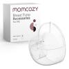 imageMomcozy M5 HandsFree Wearable Breast Pump DoubleSealed Flange for BabyLike Comfort 3 Modes ampamp 9 Suction Levels Portable Electric Pump  24mm 2Pack Quill GrayTransparent