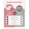 imageMomcozy M5 HandsFree Wearable Breast Pump DoubleSealed Flange for BabyLike Comfort 3 Modes ampamp 9 Suction Levels Portable Electric Pump  24mm 2Pack Quill GrayCozy Red