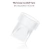 imageMomcozy M5 HandsFree Wearable Breast Pump DoubleSealed Flange for BabyLike Comfort 3 Modes ampamp 9 Suction Levels Portable Electric Pump  24mm 2Pack Quill GrayTransparent