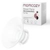 imageMomcozy M5 HandsFree Wearable Breast Pump DoubleSealed Flange for BabyLike Comfort 3 Modes ampamp 9 Suction Levels Portable Electric Pump  24mm 2Pack Quill GrayTransparent