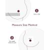 imageMomcozy M5 HandsFree Wearable Breast Pump DoubleSealed Flange for BabyLike Comfort 3 Modes ampamp 9 Suction Levels Portable Electric Pump  24mm 2Pack Quill GrayTransparent