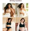 imageMomcozy Seamless Comfort Bra Wireless FullCoverage Everyday Wear Invisible AllDay SupportOyster Pink Pure