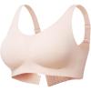 imageMomcozy Seamless Comfort Bra Wireless FullCoverage Everyday Wear Invisible AllDay SupportOyster Pink Pure