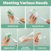 imageMomcozy 7 in 1 Electric Bottle Brush Kit Portable Cleaning Set with Formula Mixer Silicone Brush Nipple Brush Straw Brush Soap Dispenser Drying Rack  Long Battery Life for Home ampamp Travel