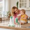 imageMomcozy 7 in 1 Electric Bottle Brush Kit Portable Cleaning Set with Formula Mixer Silicone Brush Nipple Brush Straw Brush Soap Dispenser Drying Rack  Long Battery Life for Home ampamp Travel