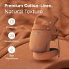imageMomcozy Baby Carrier with Natural Cotton Linen Built to Last Ergonomic Design 744lbs for Infant and Toddler Lightweight and Comfortable HandsFree for MomsampampDads Sage GreenSepia