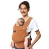 imageMomcozy Baby Carrier with Natural Cotton Linen Built to Last Ergonomic Design 744lbs for Infant and Toddler Lightweight and Comfortable HandsFree for MomsampampDads Sage GreenSepia