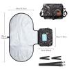 imageMomcozy 2in1 Diaper Changing Pad  ExtraLarge Portable Diaper Pad 314x157 inch  Waterproof and Foldable for Newborns to Toddlers  Also Used As Adjustable Shoulder Bag with Wipes Pocket