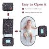 imageMomcozy 2in1 Diaper Changing Pad  ExtraLarge Portable Diaper Pad 314x157 inch  Waterproof and Foldable for Newborns to Toddlers  Also Used As Adjustable Shoulder Bag with Wipes Pocket