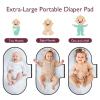 imageMomcozy 2in1 Diaper Changing Pad  ExtraLarge Portable Diaper Pad 314x157 inch  Waterproof and Foldable for Newborns to Toddlers  Also Used As Adjustable Shoulder Bag with Wipes Pocket