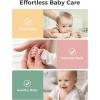 imageMomcozy Core Baby Kit Baby Shower ampamp Registry Essential Kit for GroomingampampHealthampampCleansing Care Includes Nail File Kits Nasal Aspirator Gas Relief Tubes Bath Brushes Toothbrush Comb Storage CaseCore Baby Kit