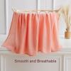 imageMomcozy Muslin Swaddle Blankets Soft Silky Baby Blankets 47 x 47 inches Breathable Swaddle Blankets Newborn Receiving Blanket for Boys and Girls 4 PackFloral