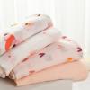 imageMomcozy Muslin Swaddle Blankets Soft Silky Baby Blankets 47 x 47 inches Breathable Swaddle Blankets Newborn Receiving Blanket for Boys and Girls 4 PackHeart Flower