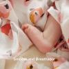 imageMomcozy Muslin Swaddle Blankets Soft Silky Baby Blankets 47 x 47 inches Breathable Swaddle Blankets Newborn Receiving Blanket for Boys and Girls 4 PackHeart Flower