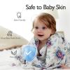 imageMomcozy Muslin Swaddle Blankets Soft Silky Baby Blankets 47 x 47 inches Breathable Swaddle Blankets Newborn Receiving Blanket for Boys and Girls 4 PackPurple Flower