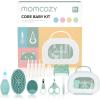 imageMomcozy Core Baby Kit Baby Shower ampamp Registry Essential Kit for GroomingampampHealthampampCleansing Care Includes Nail File Kits Nasal Aspirator Gas Relief Tubes Bath Brushes Toothbrush Comb Storage CaseCore Baby Kit