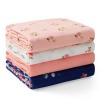 imageMomcozy Muslin Swaddle Blankets Soft Silky Baby Blankets 47 x 47 inches Breathable Swaddle Blankets Newborn Receiving Blanket for Boys and Girls 4 PackFloral