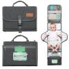 imageMomcozy Portable Diaper Changing Pad Large Diaper Changing Pad Fit for 012 Months Baby Baby Waterproof Foldable Changing Mat with Oversized Pillow Travel Baby Changing Pad with Wipes Pocket