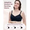 imageMomcozy 4in1 Pumping Bra Hands Free for AllDay Wear Breast Pump Bra with Cooling Fabric Jelly Strip Support Nursing BraBlack