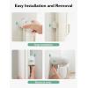 imageMomcozy Auto Lock Retractable Baby Gate Safety Gate for Baby and Pet 33 Tall Extends to 55 Wide Mesh Safety Dog Gate for Stairs Indoor Outdoor Doorways HallwaysWhite