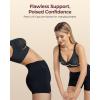 imageMomcozy CoolFit Nursing Bras for Breastfeeding Ultra Stretch Seamless Jelly Strip Maternity Bra Cooling WirelessBlack