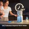 imageMomcozy Dual Lights Water Warmer for Night Feedings Instant Bottle Warmer for Making Formula 57 Oz Larger Capicity Formula Dispenser with 6 Temp Options Breastfeeding Essentials