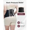 imageMomcozy Ergowrap Postpartum Belly Band for Natural and CSection Recovery Abdominal Binder with 3D Abdomen Lifting ampamp Ergonomic Back Support Seamless Belly Wrap Shapewear for Post Surgery RecoveryPetite  Black