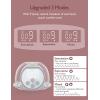 imageMomcozy HandsFree Breast Pump S12 Pro Wearable ampamp Portable Pump with Soft DoubleFit Flange 3 Modes  9 Levels Double Electric Pump Smart Display 24mm 2 Pack Cozy WhiteCozy Grey
